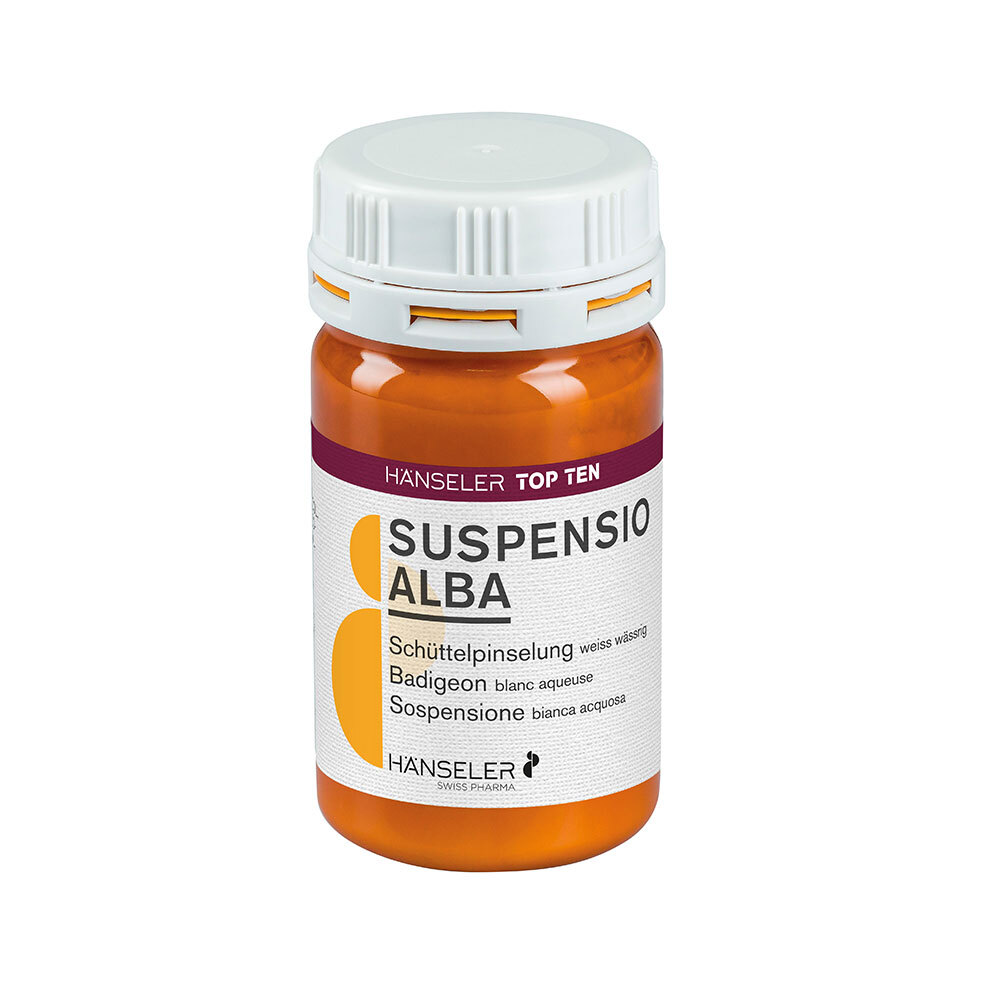 Suspension cutanée blanche