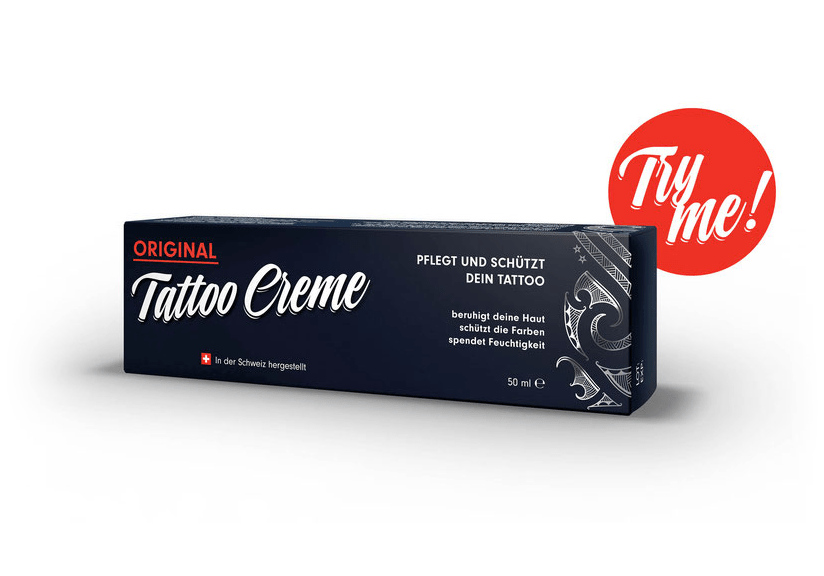 The Original Tattoo Cream from Hänseler is the perfect care for tattooed skin